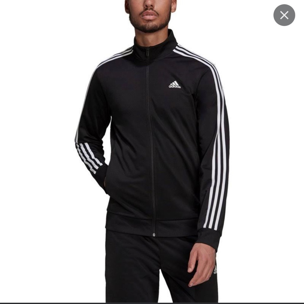 Black and White Adidias Jacket 🖤🤍
